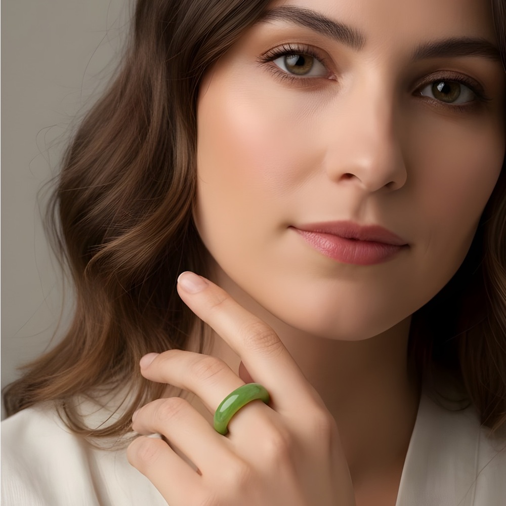 Matching JADE Bangle & Rings